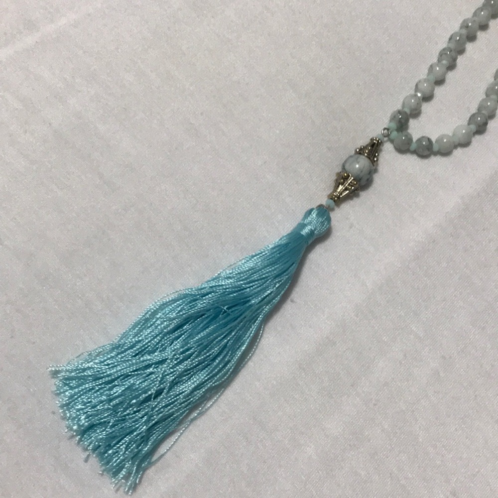 Handmade tassel necklace